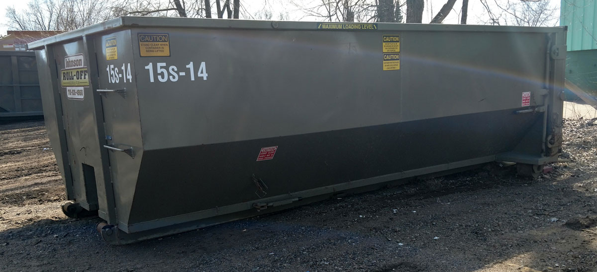 15 yard Roll-off Dumpster